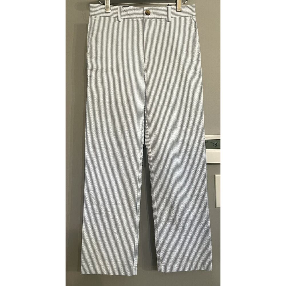 Vineyard Vines Breaker Seersucker Striped Pants Boys Sz 14 New